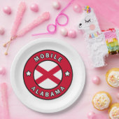 モバイルアラバマ ペーパープレート (パーティー)