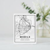 モバイルアラバマUSAトラベルシティマップ ポストカード (スタンド正面)