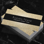 モバイルエアブラシスプレーTansモダン金ゴールド線サロン 名刺