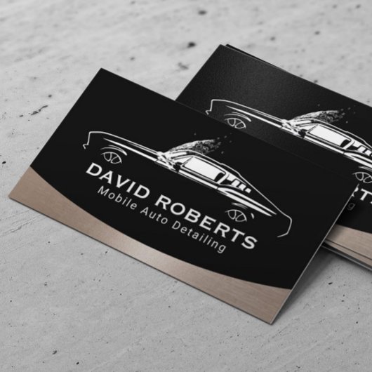 モバイルオートディテールマッスルカー車のウォッシュ 名刺