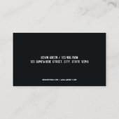 モバイルカーの詳細 名刺 (裏面)