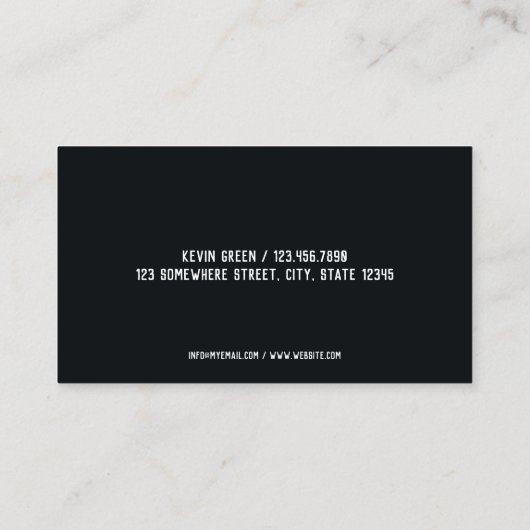 モバイルカーの詳細 名刺 (裏面)