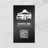 モバイルカーコーティング カスタムQR 名刺 (正面)