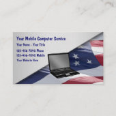 モバイルコンピュータ修復名刺 名刺 (正面)