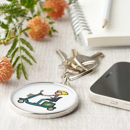 モバイルスクーター キーホルダー (側面)