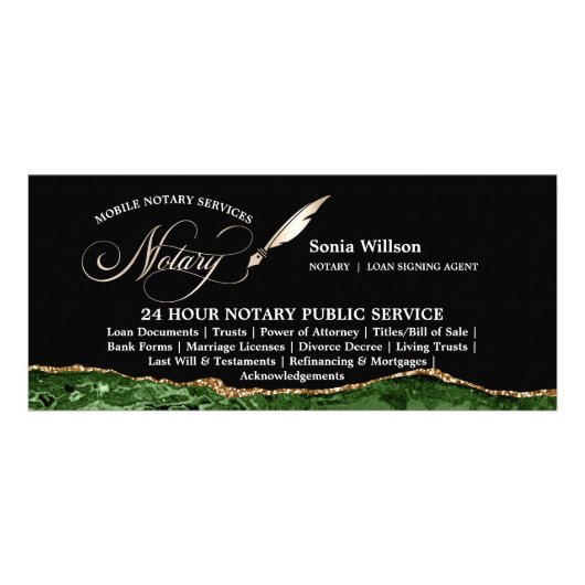 モバイルスタイリッシュ公証人・ローン契約代理店法 ラックカード (正面)