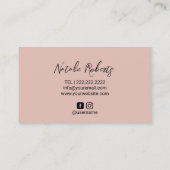 モバイルスプレータンスビーチサンレスタンニング 名刺 (裏面)