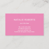 モバイルスプレータントロピカルパームツリーズレトロ 名刺 (裏面)