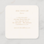 モバイルスプレータンビジネスサンレイズカード スクエア名刺 (裏面)