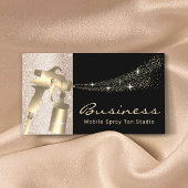 モバイルスプレータンブラック&金ゴールドエアブラシタンニング 名刺