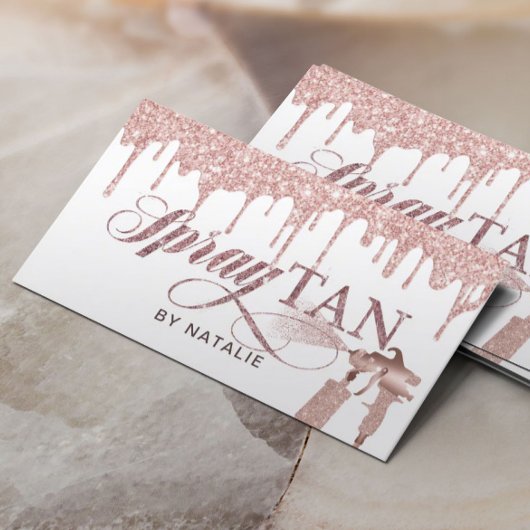 モバイルスプレータンモダンバラ金ゴールドドリップタンニング 名刺