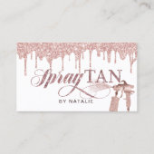 モバイルスプレータンモダンバラ金ゴールドドリップタンニング 名刺 (正面)