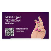 モバイルネイリストカスタムQR マグネット名刺 (正面)