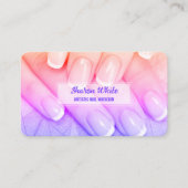 💅🏻 モバイルネイル技術QR 名刺 (正面)
