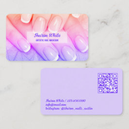 💅🏻 モバイルネイル技術QR 名刺