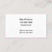 モバイルバイク整備士クール名刺の新機能 名刺 (裏面)