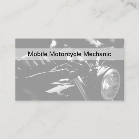 モバイルバイク整備士クール名刺 名刺 (正面)