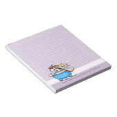 モバイルペットグルーミングシーズー(犬)Tzuパープルライン ノートパッド (アングル)