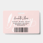 モバイルモダン公証人写真 バッジ (Back)