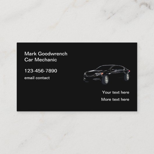 モバイル修車の復整備士 名刺 (裏面)