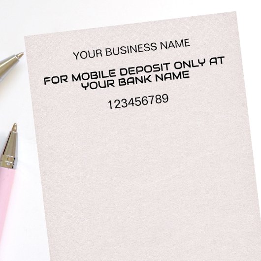 モバイル入金のみ 業務用 銀行 承認 自己 セルフインキングスタンプ