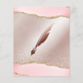 モバイル公証人およびローンの署名エージェントのピンクアゲートフライ チラシ (裏面)