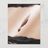 モバイル公証人およびローンの署名エージェントのピンクアゲートフライ チラシ (裏面)