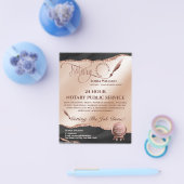 モバイル公証人およびローンの署名エージェントのピンクアゲートフライ チラシ (シングル)