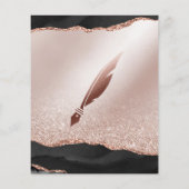 モバイル公証人およびローンの署名エージェントのピンクアゲートフライ チラシ (裏面)