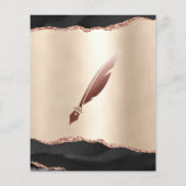 モバイル公証人およびローンの署名エージェントのピンクアゲートフライ チラシ (裏面)