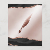 モバイル公証人およびローンの署名エージェントのピンクアゲートフライ チラシ (裏面)