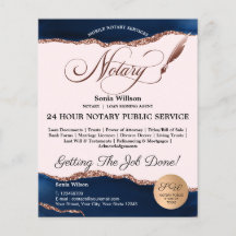 モバイル公証人およびローンの署名エージェントのピンクアゲートフライ