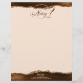 モバイル公証人およびローンの署名エージェントのピンクアゲートフライ レターヘッド (正面)