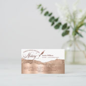 モバイル公証人およびローンの署名エージェントのピンクアゲートフライ 名刺 (スタンド正面)