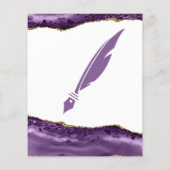 モバイル公証人およびローンの署名エージェントティール（緑がかった色）アゲートフライ チラシ (裏面)