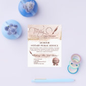 モバイル公証人およびローン署名エージェント赤面ピンクフライ チラシ (シングル)