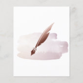 モバイル公証人およびローン署名エージェント赤面ピンクフライ チラシ (裏面)