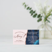 モバイル公証人およびローン署名業者のバラ金ゴールド 名刺 (スタンド正面)