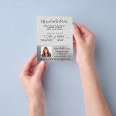 モバイル公証人サービスシルバーフォトフライヤー チラシ (手)