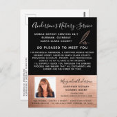 モバイル公証人サービスバラ金ゴールドフォトマーケティング ポストカード (正面/裏面)