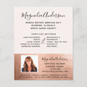 モバイル公証人サービスバラ金ゴールド写真 チラシ (正面)