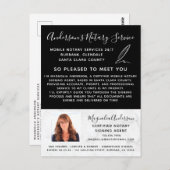 モバイル公証人サービス大理石フォトマーケティング ポストカード (正面/裏面)