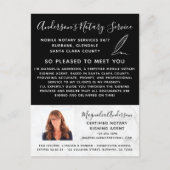 モバイル公証人サービス大理石フォトマーケティング ポストカード (正面)