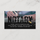 モバイル公証人サービス署名ローン署名エージェント 名刺 (正面)