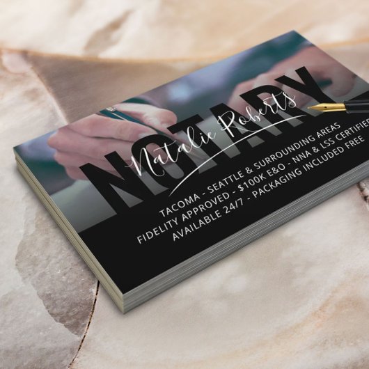 モバイル公証人サービス署名ローン署名エージェント 名刺