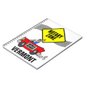 モバイル公証人ゾーンレッドスポーツカーバーモント ノートブック (左側)