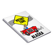 モバイル公証人ゾーン赤スポーツカーアラスカ ノートブック (右側)