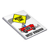 モバイル公証人ゾーン赤スポーツカーウェストバージニア ノートブック (右側)