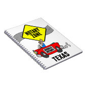 モバイル公証人ゾーン赤スポーツカーテキサス州 ノートブック (右側)