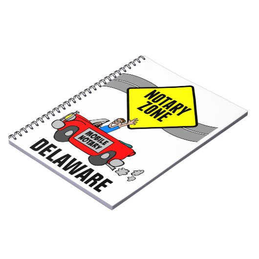 モバイル公証人ゾーン赤スポーツカーデラウェア ノートブック (左側)